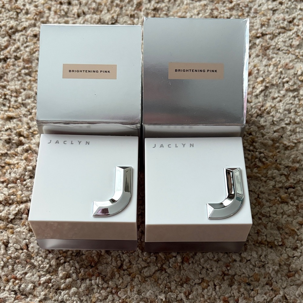NWT Lot of 2 Jaclyn Cosmetics Brightening Pink Setting Powders